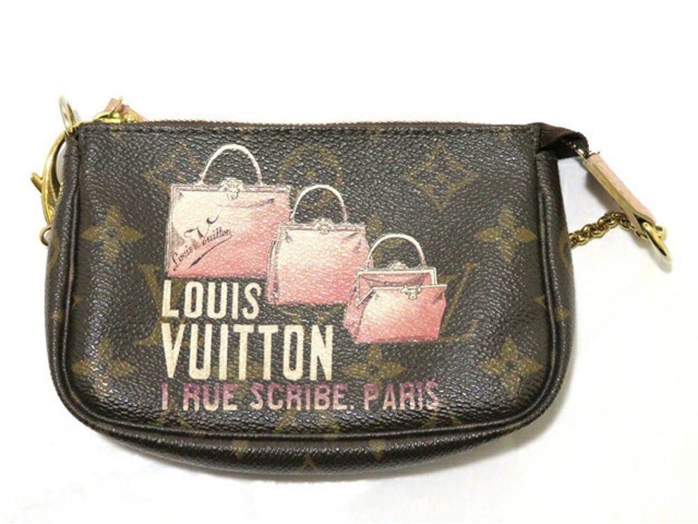 LOUIS VUITTON Bag Pochette Accessoires Pouch Clutch handle Monogram